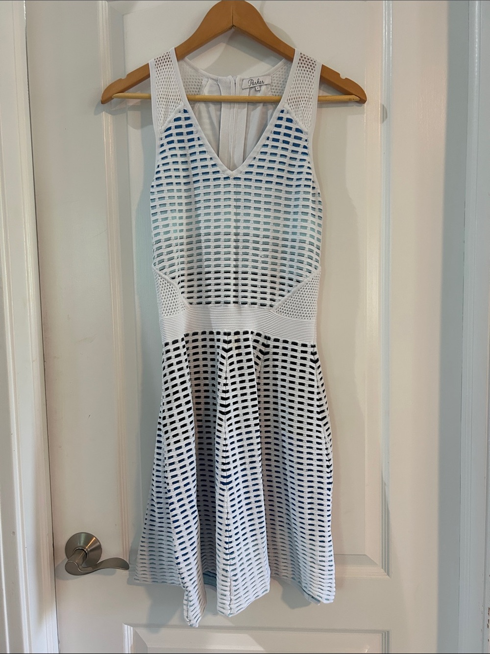 Parker stretchy knit mini dress